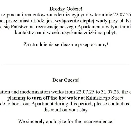 Citystay Diasfera Lodzka Elegancki Apartamentem *