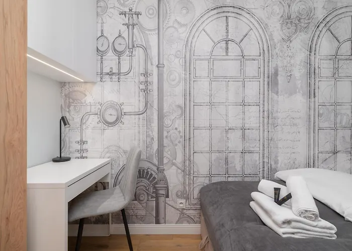 アパート Citystay Diasfera Lodzka Elegancki Apartamentem *