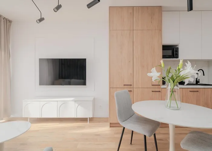 アパート Citystay Diasfera Lodzka Elegancki Apartamentem *