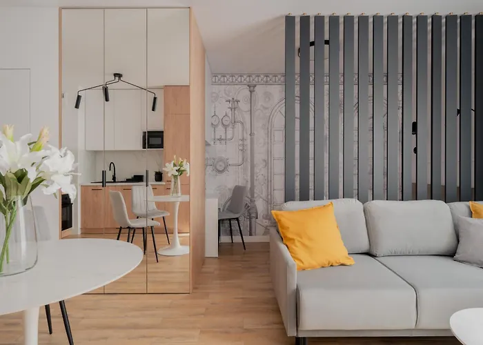 アパート Citystay Diasfera Lodzka Elegancki Apartamentem *